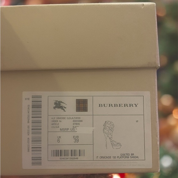 The Burberry Nova Check Plaid Rubber rain boots. - Picture 5 of 11